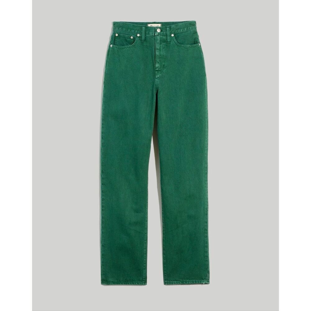 Madewell Baggy Straight Jeans: Garment-Dyed Edition Size 25